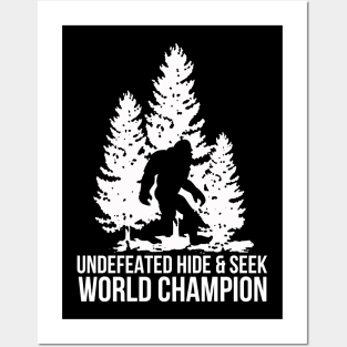 bigfoot hide and seek world champion Posters and Art